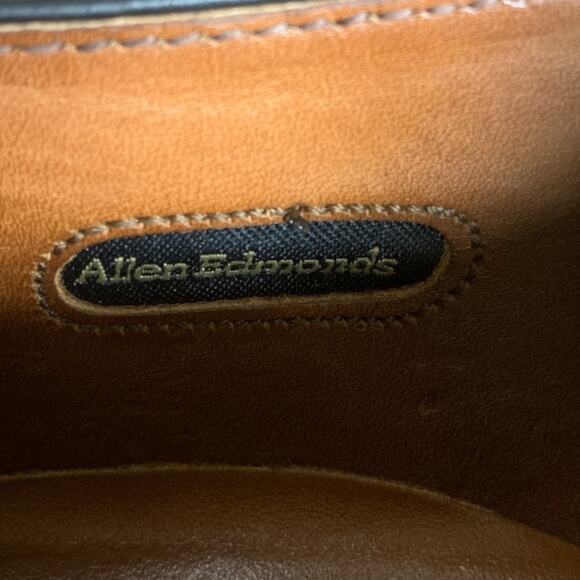 Allen Edmonds Warwick Single Monk-Strap, Size 9 D, Black